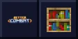 Better Combat logo beside a bookshelf