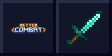 Better Combat logo beside a diamond sword