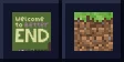 Better End logo beside a grass block