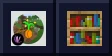 Botania logo beside a bookshelf