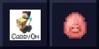 Carry On logo beside a pig spawn egg