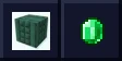 Chipped logo beside a emerald