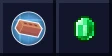 Create: Deco logo beside a emerald