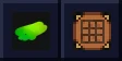Cucumber Library logo beside a crafting table