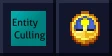 Entity Culling logo beside a clock