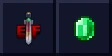 Epic Fight logo beside a emerald