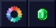 Iris Shaders logo beside a emerald