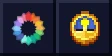 Iris Shaders logo beside a clock