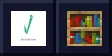 Just Enough Resources logo beside a bookshelf