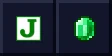 Just Enough Items logo beside a emerald
