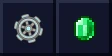Mana and Artifice logo beside a emerald