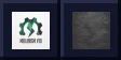 Mekanism logo beside a anvil