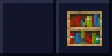 OptiFine logo beside a bookshelf