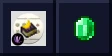 Patchouli logo beside a emerald