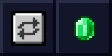 Polymorph logo beside a emerald