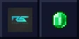 Refined Storage logo beside a emerald