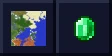 Xaero's Minimap logo beside a emerald