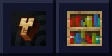 YUNG's Better Mineshafts logo beside a bookshelf